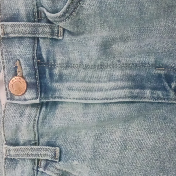 SO Light Blue Women's Wide Leg Jeans Size 11 - Picture 4 of 7